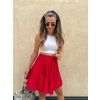Dámská kolová sukně Red