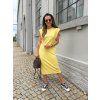 Šaty Carol s křidélkovými rukávy Yellow