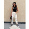 Dámský bavlněný cropped top Black