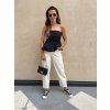 Dámský Peplum top Black