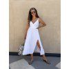 Šaty z mušelínu long v neck White