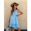 Dámské šaty z mušelínu Stella Aqua Blue