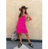 Dámské šaty z mušelínu Stella Fuchsia