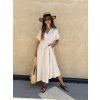 Dámské oversize šaty Thea Beige