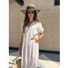 Dámské oversize šaty Thea Beige