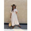 Dámské oversize šaty Thea Beige
