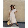 Dámské oversize šaty Thea Beige