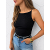 Dámské žebrované tílko Classy Black