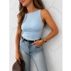 Dámské žebrované tílko Classy Baby Blue