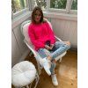 damsky svetr v classic neon pink eshopat cz 4