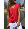 damske tricko bamboo basic v neck coral eshopat cz 4
