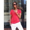 damske tricko bamboo basic v neck coral eshopat cz 5