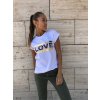 Dámské tričko Love Tiger White