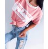 damske tricko not your honey light pink eshopat cz 1