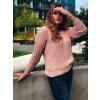 damsky svetr gold powder pink eshopat cz 2