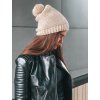 damska cepice pompom beige eshopat cz 2