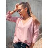 damske oboustranne tricko v neck powder pink eshopat cz 4