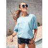 damske oversize tricko all is love blue eshopat cz 3