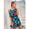 damske saty flowers navy blue eshopat cz 2