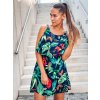 damske saty flowers navy blue eshopat cz 3
