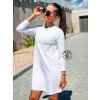 eshopat cz damske saty basic bamboo long sleeve white