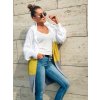 damsky cardigan stripes bamboo yellow eshopat cz 5