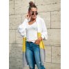 damsky cardigan stripes bamboo yellow eshopat cz 6