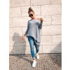 damsky svetr long smoke grey eshopat cz 3