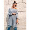damsky svetr long smoke grey eshopat cz 4