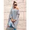damsky svetr long smoke grey eshopat cz 8