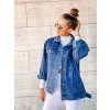 damska riflova bunda jeans s aplikaci miki eshopat cz 6