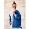 damska riflova bunda jeans s aplikaci miki eshopat cz 7