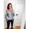 damsky oversize svetr giann smoke grey eshopat cz 2