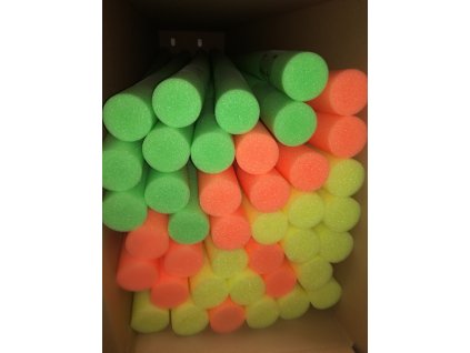 615 plovouci nudle do vody fluo