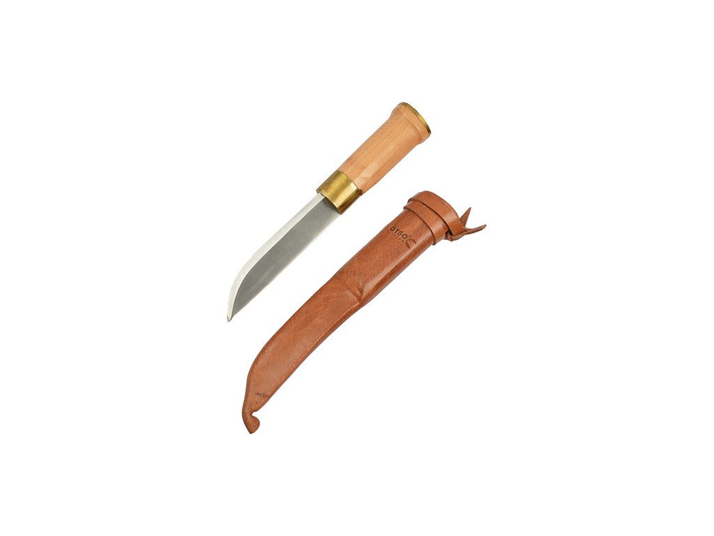 Nůž FINSKÝ malý 24 cm s koženým pouzdrem