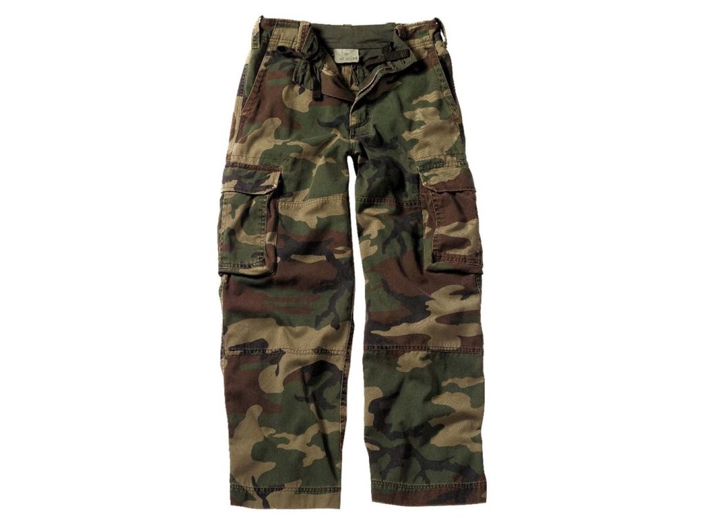 kalhoty dětské VINTAGE PARATROOPER WOODLAND