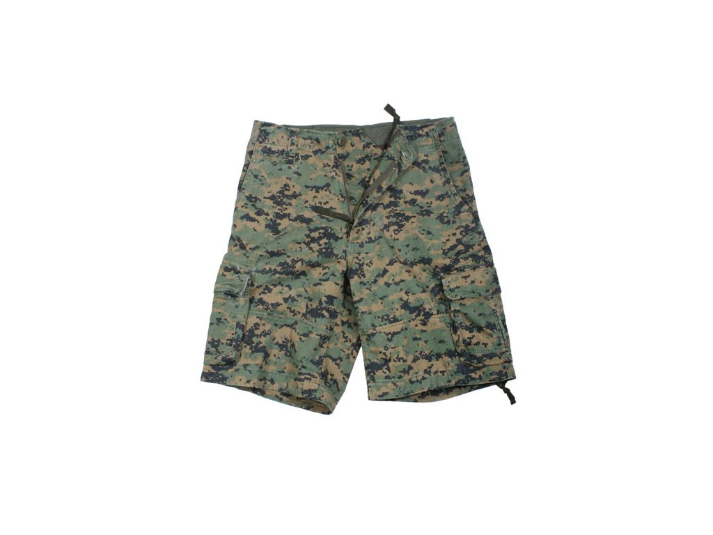kraťasy VINTAGE INFANTRY UTILITY DIGITAL WOODLAND