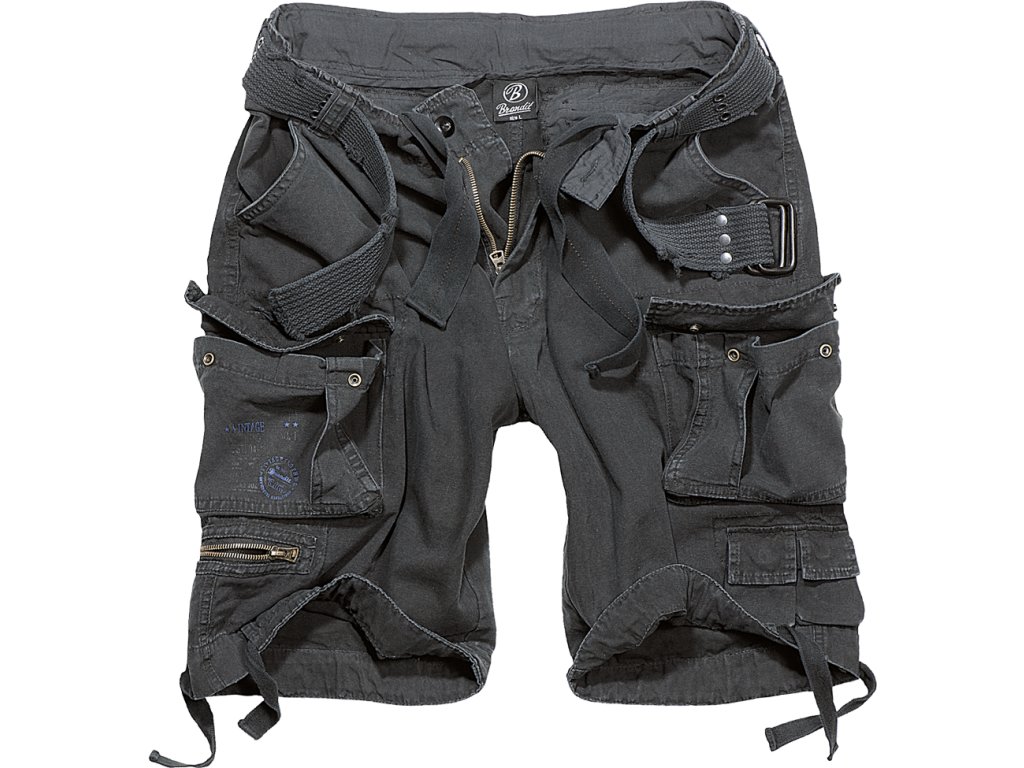 Kraťasy Brandit Savage Vintage černé - Akce