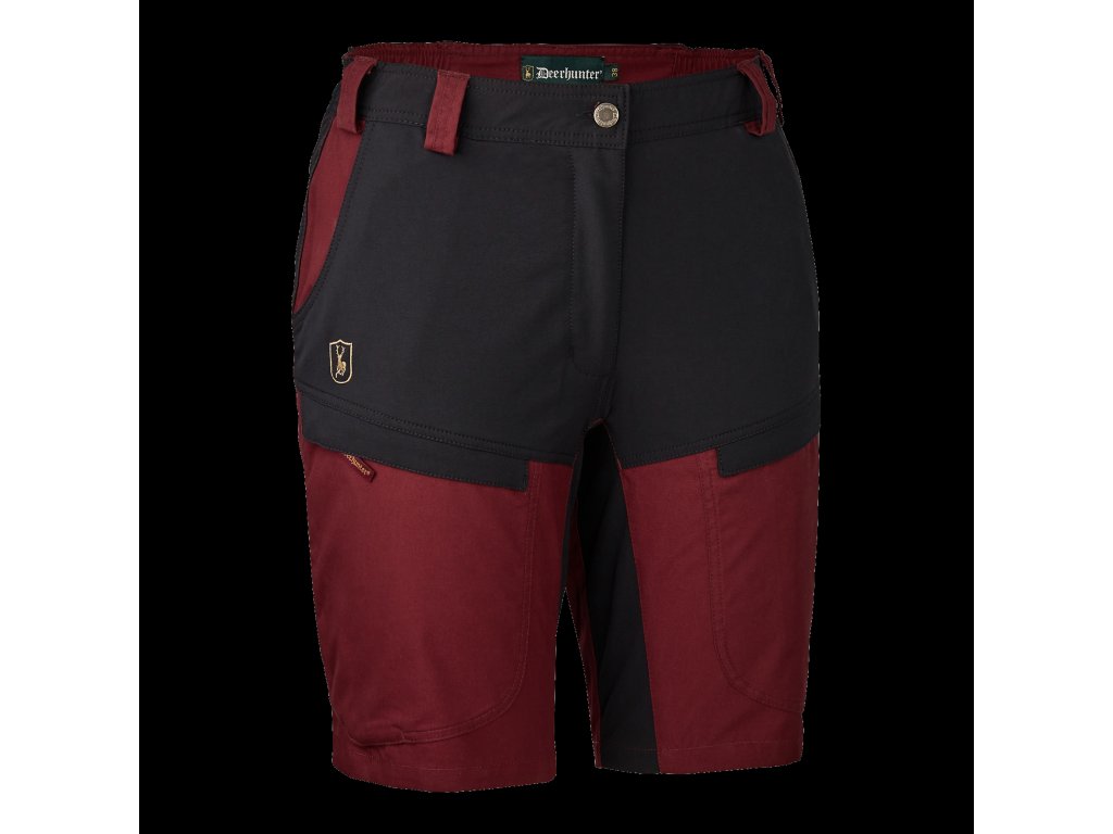 Dámské šortky Deerhunter Lady Ann Barva: Oxblood Red, Velikost: 36