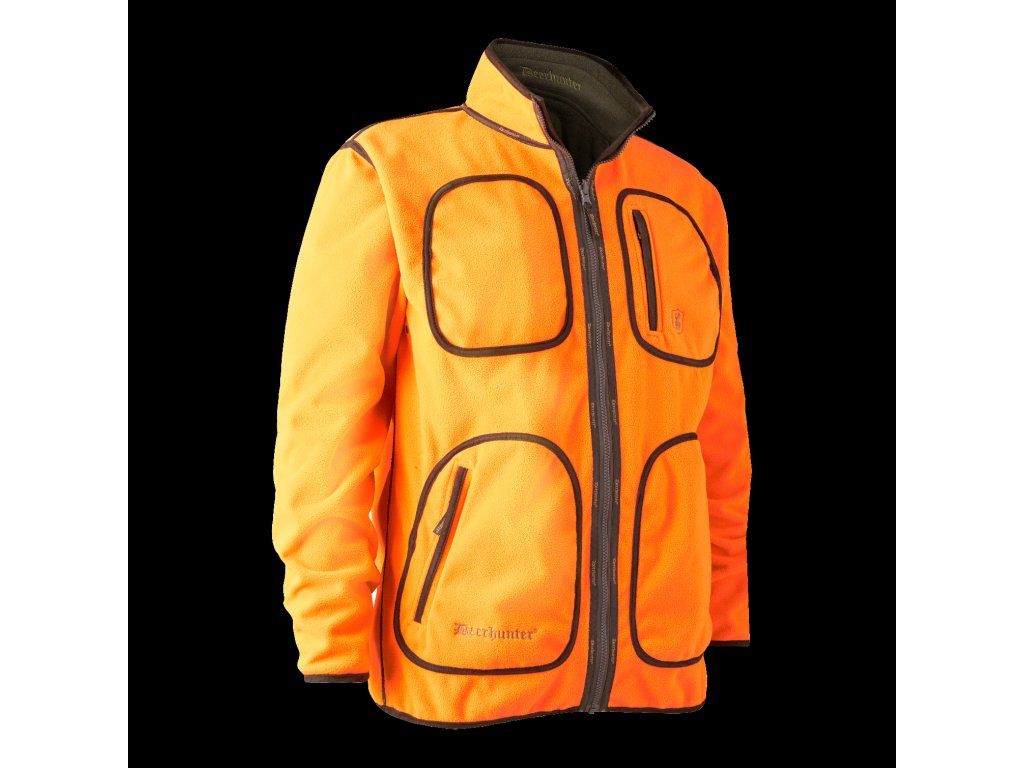 Lovecká oboustranná fleecová bunda Deerhunter Gamekeeper Barva: orange, Velikost: 2XL