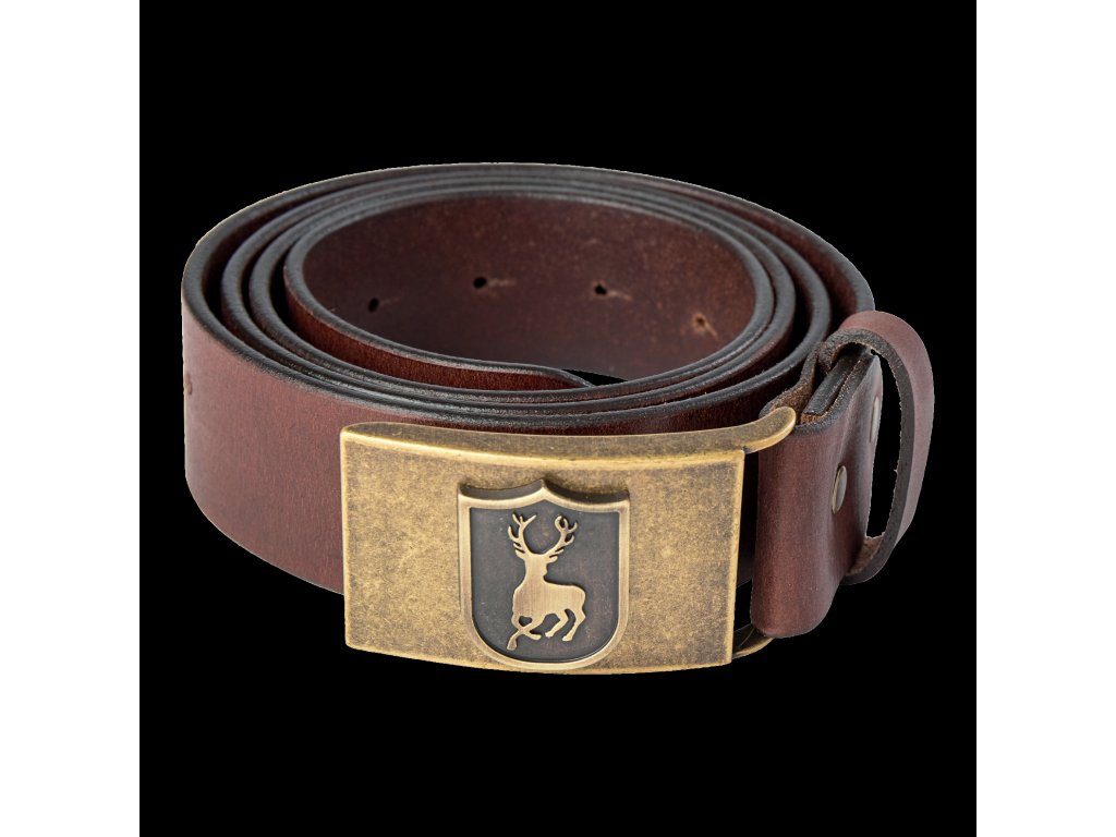 Kožený opasek Deerhunter Barva: Cognac Brown, Velikost: 115 cm