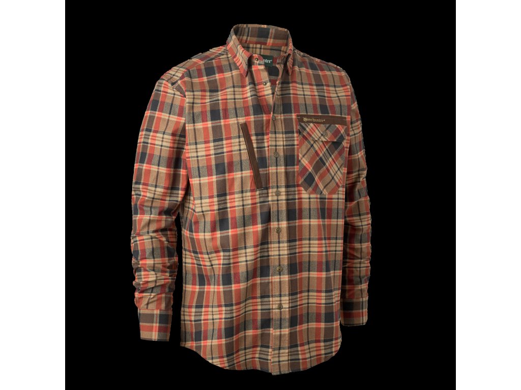 Lovecká košile Deerhunter Hektor Barva: Orange Check, Velikost: 45/46