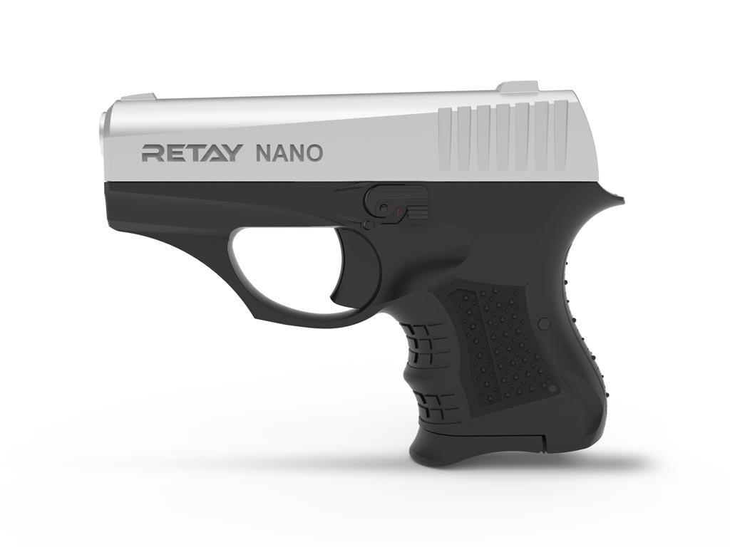Plynová pistole Retay Nano 8 mm P.A.K. - chrome