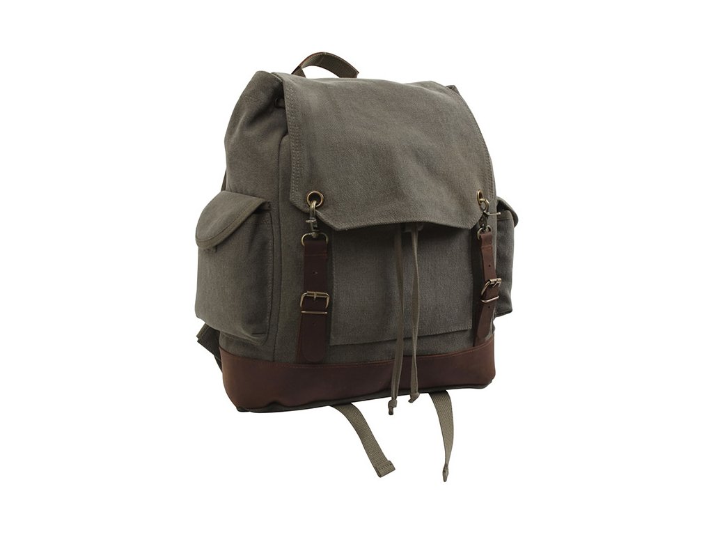 batoh EXPEDITION VINTAGE ZELENÝ
