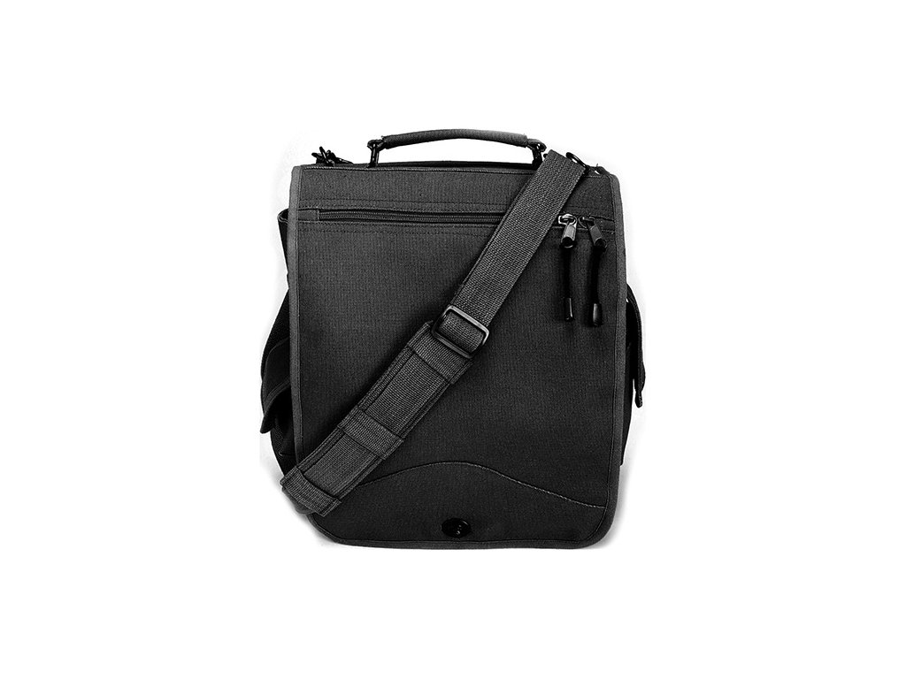 taška VINTAGE M-51 přes rameno 30 x 35 x 15 cm ČERNÁ