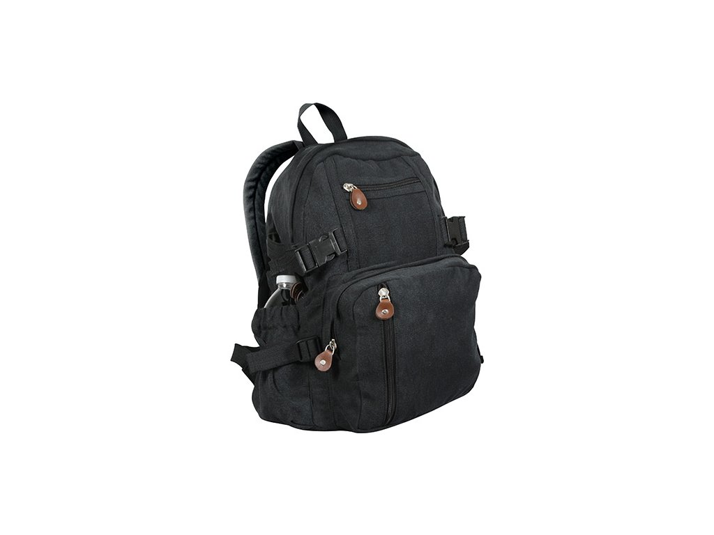 batoh VINTAGE COMPACT ČERNÝ (Barva černá)