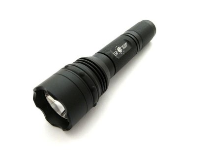 svítilna taktická HELIOS 10-37 jeden režim svitu (Barva černá)