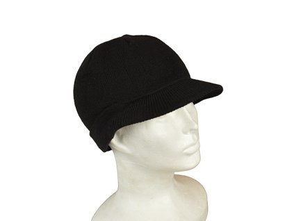 čepice pletená US GI vlněná ČERNÁ (Barva černá)