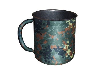 hrnek plechový TEFLON 300 ml FLECKTARN (Barva FLECKTARN - německé maskovaní)