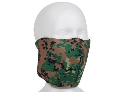 maska neoprenová oboustranná ČERNÁ/DIGITAL WOODLAND (Barva DIGITAL WOODLAND - MARPAT)